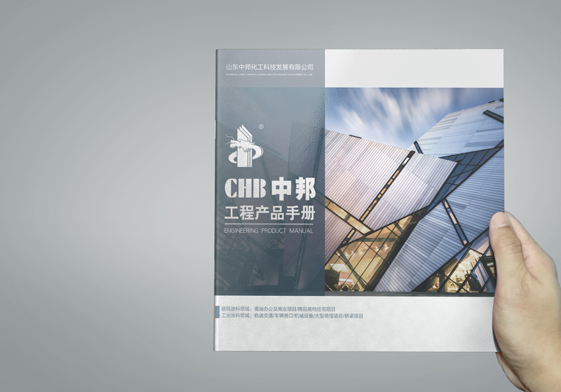 山東中邦涂料產品畫冊設計