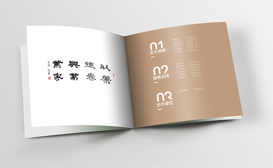建筑裝飾工程公司企業(yè)畫(huà)冊(cè)設(shè)計(jì)